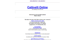 Desktop Screenshot of cattivelli.it