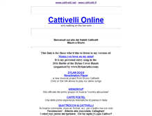 Tablet Screenshot of cattivelli.it